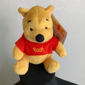 Vintage Winnie the Pooh Beanbag Friend Plush Stuffed Toy Bear